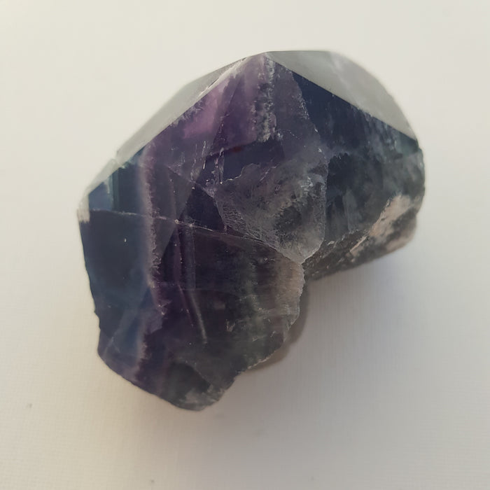 Rainbow Fluorite Partially Polished Point (approx. 7.1x8.9x6.4cm)