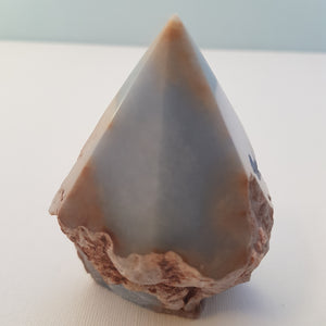 Angelite Partially Polished Point (approx. 9.1x6.3x5.3cm)