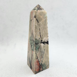 Emerald & Tourmaline Plus Obelisk 