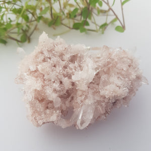 Pink Lithium Included Quartz Cluster from Colombia (approx. 10.8x7.9x4.6cm
