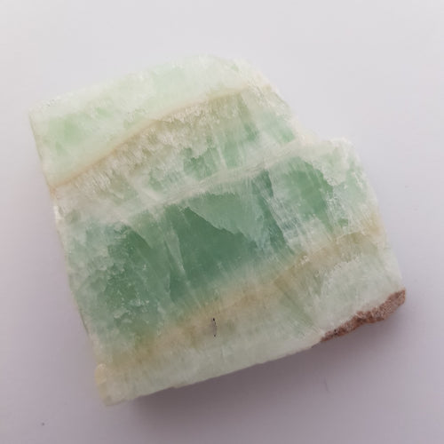 Pistacchio Calcite Slab (approx. 6.4x6.2x1.8cm)