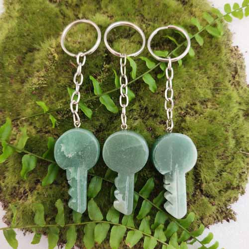 Green Aventurine Key Keyring (assorted)