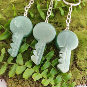 Green Aventurine Key Keyring