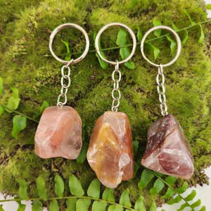 Hematoid Quartz Keyring