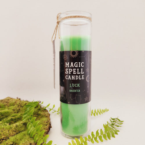 Luck Green Tea Magic Spell Candle (approx. 25 hrs. burn time)