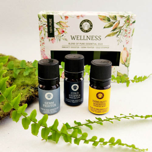 Wellness Essential Oil 5ml Gift Pack (includes 3x5ml Bottles)