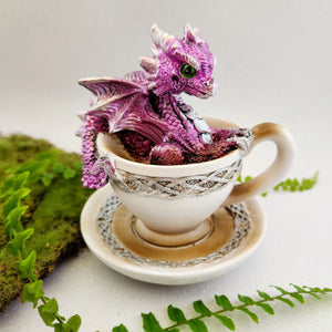 Purple Dragon In Teacup