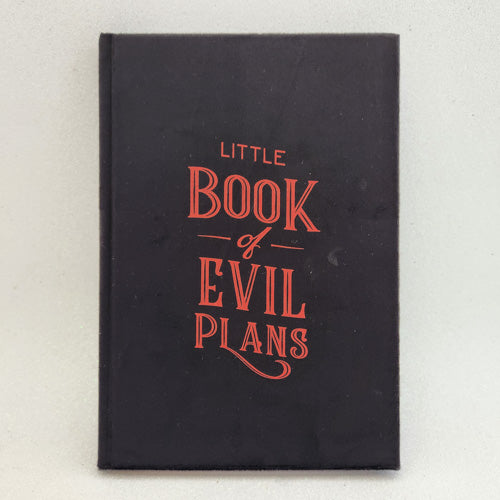 Little Book Of Evil Plans A5 Lined Notebook
