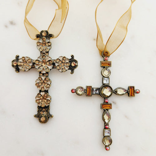 Bejewelled Cross (assorted designs)