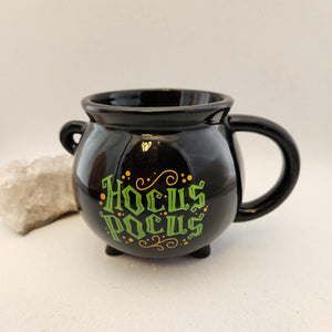Hocus Pocus Black Cauldron Ceramic Mug