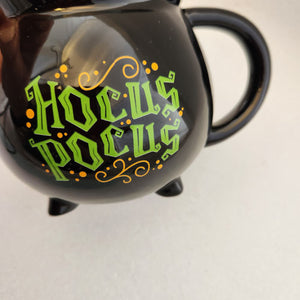 Hocus Pocus Black Cauldron Ceramic Mug
