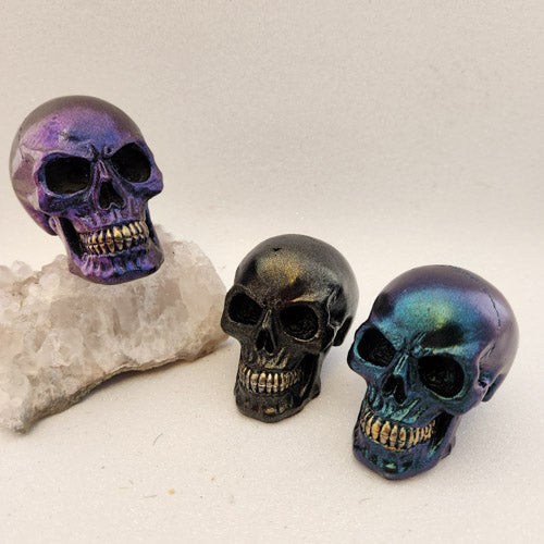 Metallic Skull Small (Assorted approx. 5x4.5x6.5cm)