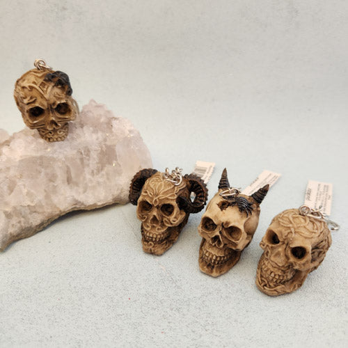 Skull Keyring (assorted approx. 3-5x2.5-4cm)