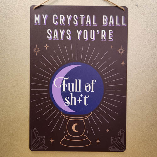 My Crystal Ball Says... (approx. 30x20cm)