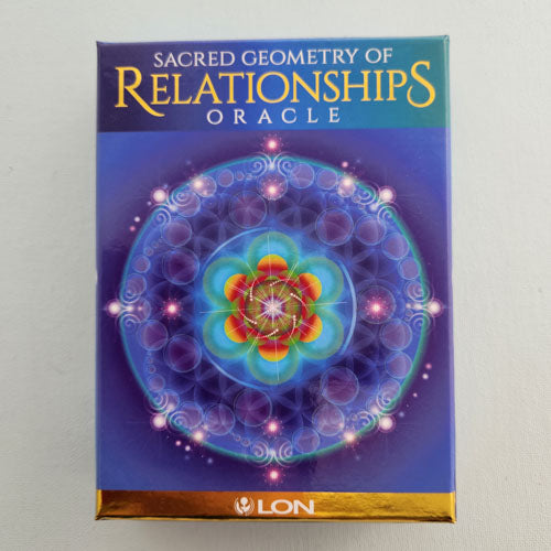Sacred Geometry of Relationships Oracle Cards (44 cards & 176 page guidebook)