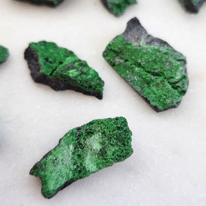 Uvarovite Green Chromium Garnet Crystal