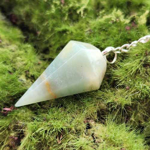 Amazonite Faceted Pendulum