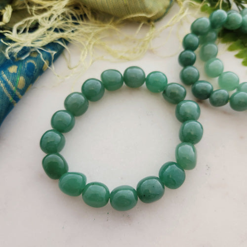 Green Aventurine Nugget Bracelet (assorted)