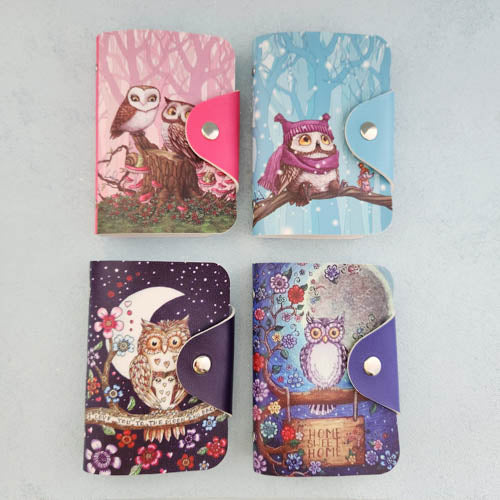 Owls cardholder (assorted)