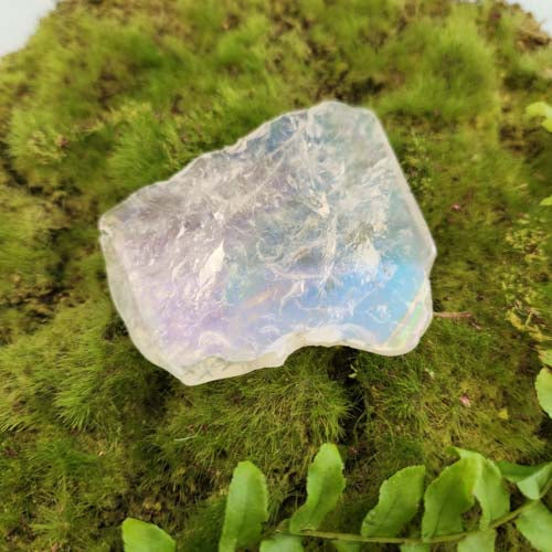 Angel Aura Quartz Slab (assorted. approx. 6x5.4x1.2cm)