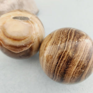 Chocolate Calcite Sphere