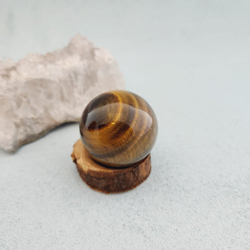 Gold Tiger's Eye Sphere (assorted. approx. 4cm diameter)