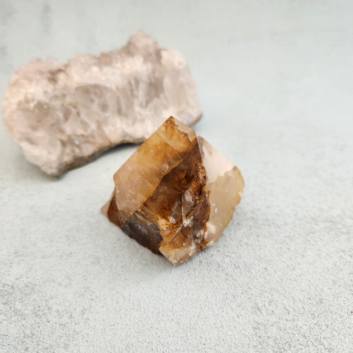 Golden Quartz Partially Polished Point (assorted. approx. 5.5-6x6-7.5x3.5-5cm)