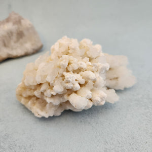 White Aragonite Cluster