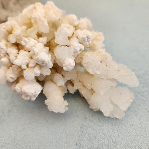 White Aragonite Cluster