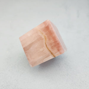 Rose Calcite Balancing Cube