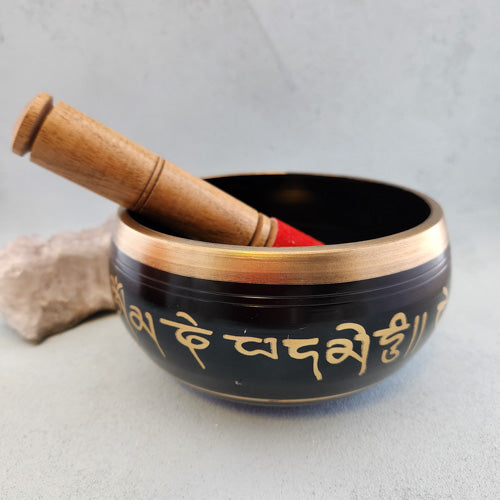 Tibetan Singing Bowl Black