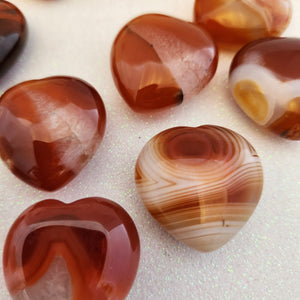 Carnelian/Agate Heart