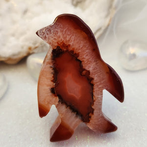 Red Agate Penguin