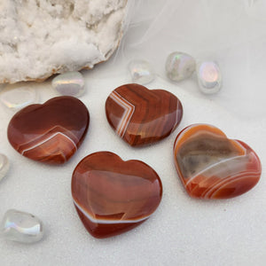 Carnelian/Agate Heart