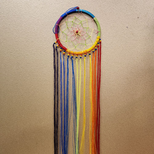 Multi Colour Dream Catcher with Tassels