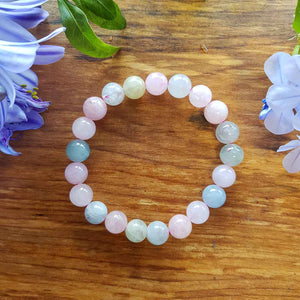 Aquamarine & Morganite Bracelet