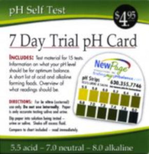 7 Day Trial pH Card
