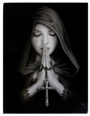 Gothic Prayer Canvas by Anne Stokes (approx 50x70cm)