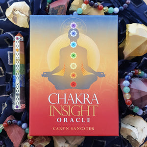 Chakra Insight Oracle Cards boxed set – front cover with oracle deck design