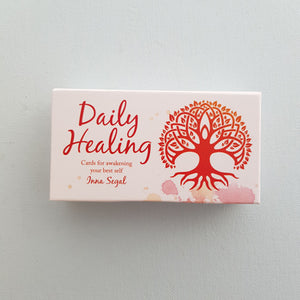 Daily Healing Mini Inspiration Cards boxed set – front cover with affirmation deck design
