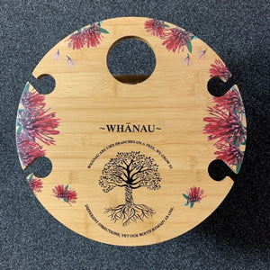 Whanau Bamboo Round Table (25.5x40cm)