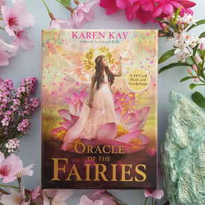 Oracle of the Fairies Card Deck boxed set – front cover with oracle deck design