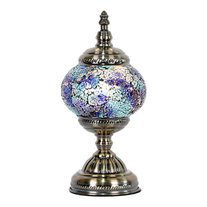 Purple & Blue Tones Turkish Style Mosaic Lamp
