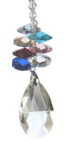 Belle Lumiere Colourful Hanging Teardrop Crystal (approx. 18.5cm)