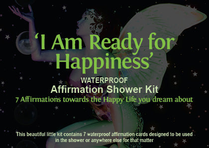 I Am Ready For Happiness Affirmation Shower Kit