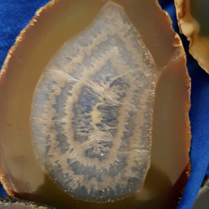 Agate Slice (assorted dyed approx. 6x3cm)