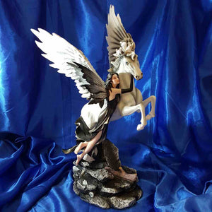 Black Fairy with Pegasus