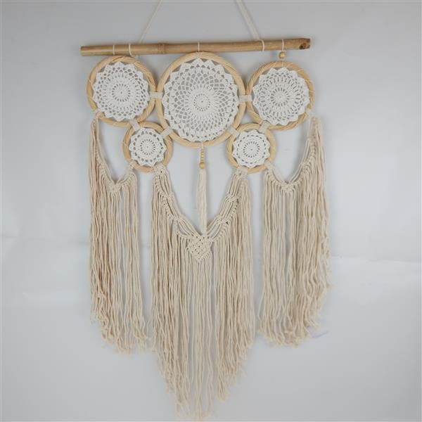 Macrame 5 Ring Dreamcatcher (approx. 95x60xm)