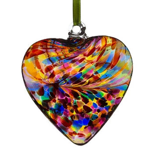 Multi-Coloured Hand Crafted Friendship Heart (8cm)