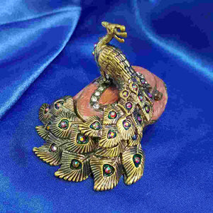 Peacock Trinket Box and Pendant